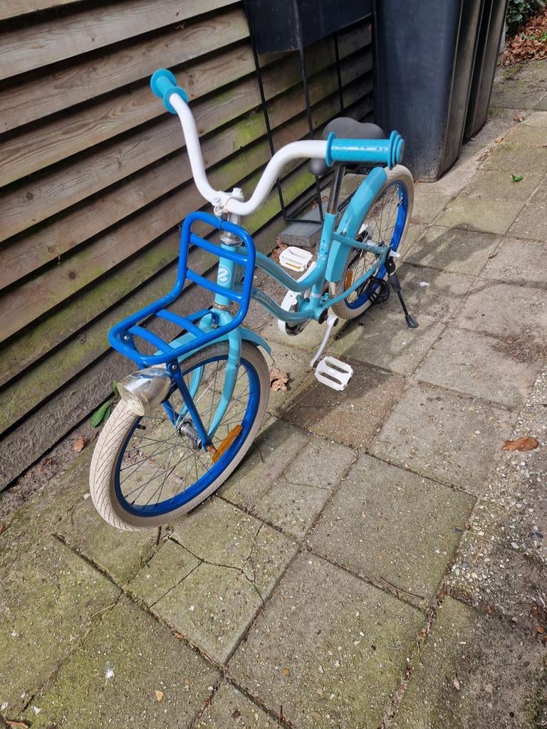 2Cycle 2Cycle Lady Kinderfiets - 20 inch - Voordrager Blauw, Ophalen, Gebruikt, 20 inch of meer, 2cycle