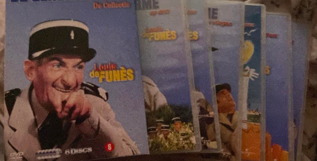 Louis de Funes 6 dvd de gendarme box collectie, Alle leeftijden, Ophalen of Verzenden, Zo goed als nieuw, Boxset