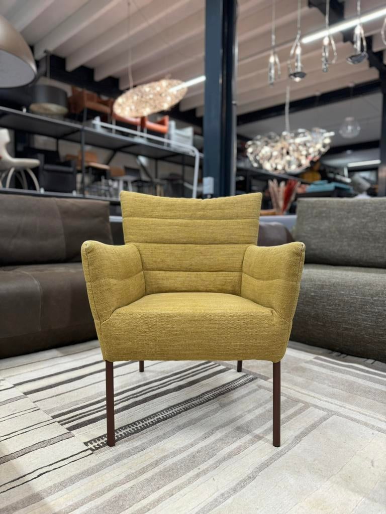 Nieuw Label Vandenberg Cocoon Fauteuil Berbero Stof Stoel, Nieuw, 75 tot 100 cm, Ophalen of Verzenden, Stof