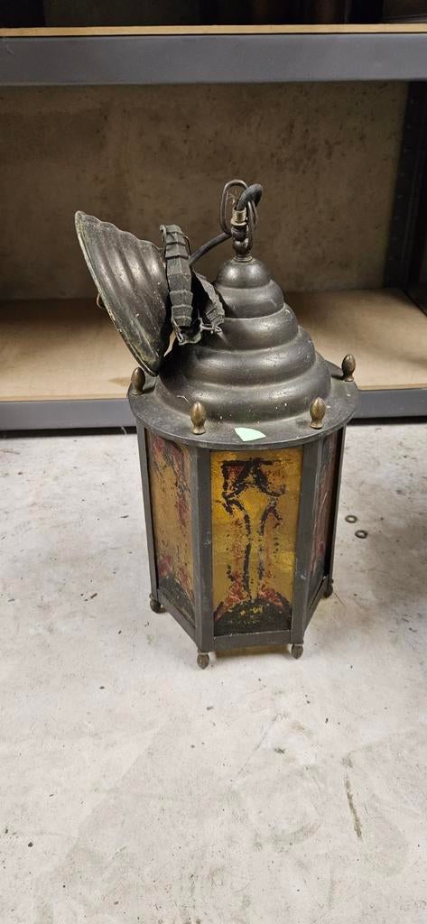 Antieke hanglamp, Ophalen of Verzenden