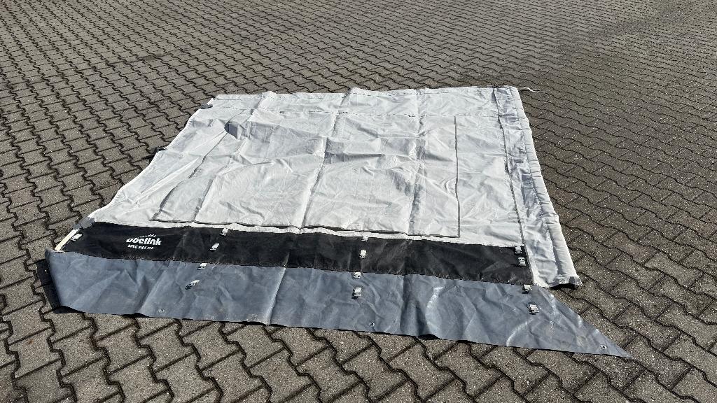 2x Obelink King Side Links/Rechts Zijwand 250 incl. voorwand, Ophalen of Verzenden, Zo goed als nieuw