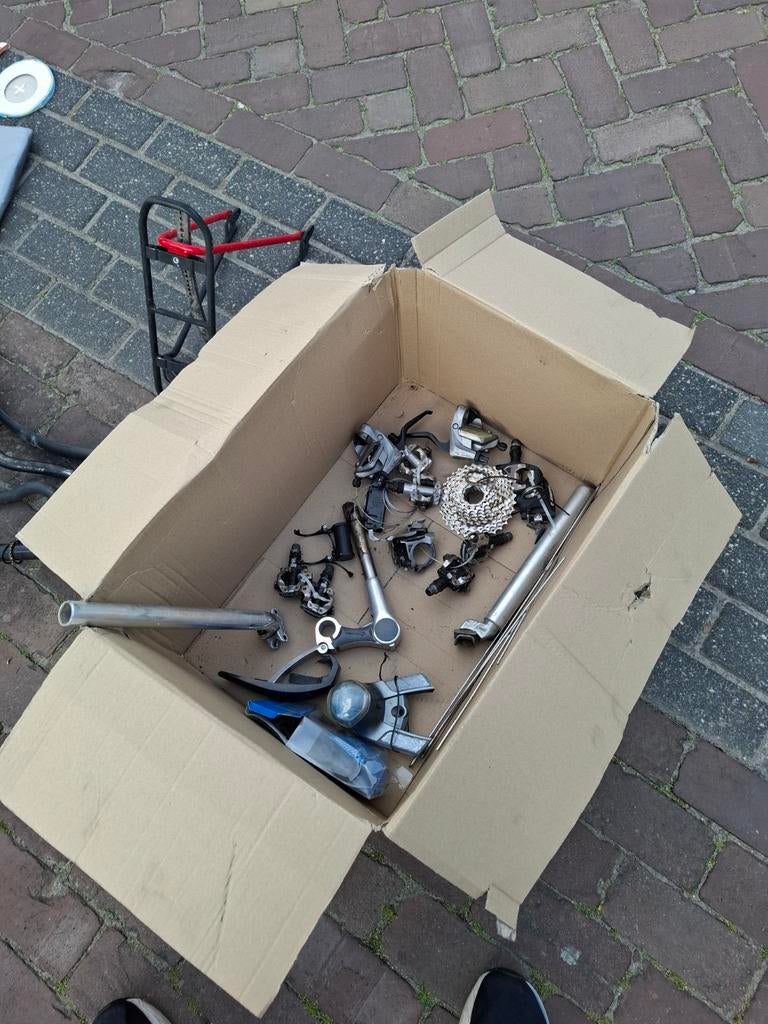 Diverse fiets onderdelen - Partij, Gebruikt, Overige typen, Ophalen of Verzenden, Diverse