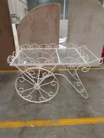 Bloemenkar wit, Ophalen, Gebruikt