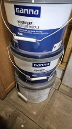 3 emmer voorstrijk grijs  1 emmer grijze muurverf Gratis, Ophalen, Grijs