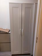 2 deurs kledingkast wit BRIMNES IKEA, Ophalen, Met deur(en), 100 tot 150 cm, Zo goed als nieuw