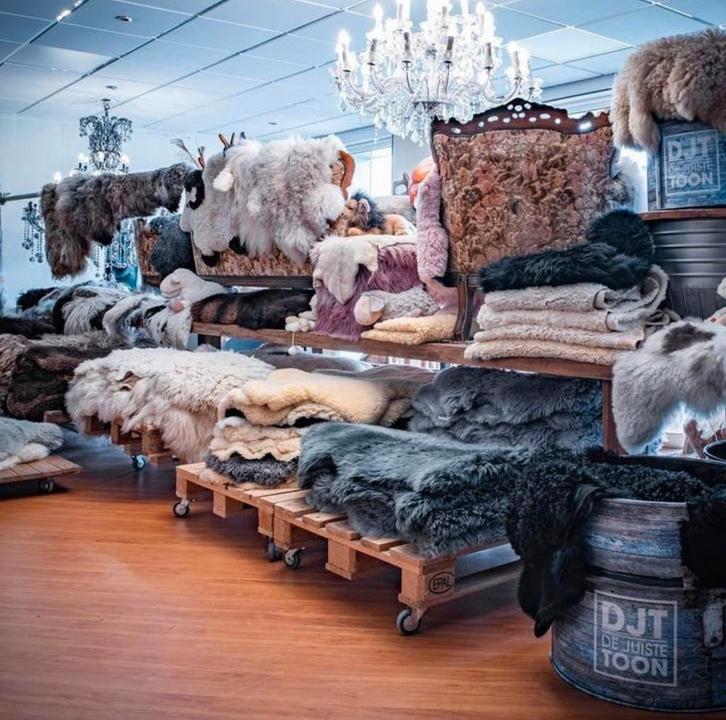 Vintage schapenvacht - grote keuze diverse soorten en maten, Huis en Inrichting, Stoffering | Tapijten en Kleden, Zo goed als nieuw