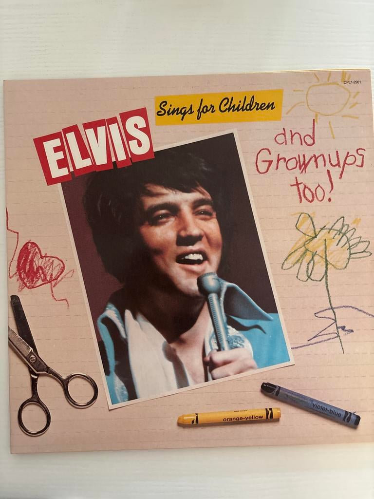 Elvis Sings for Children and Grownups Too! LP, Verzamelen, Ophalen of Verzenden, Zo goed als nieuw, Cd of Plaat