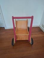 Houten Loopwagen, Ophalen, Gebruikt, Jongen of Meisje