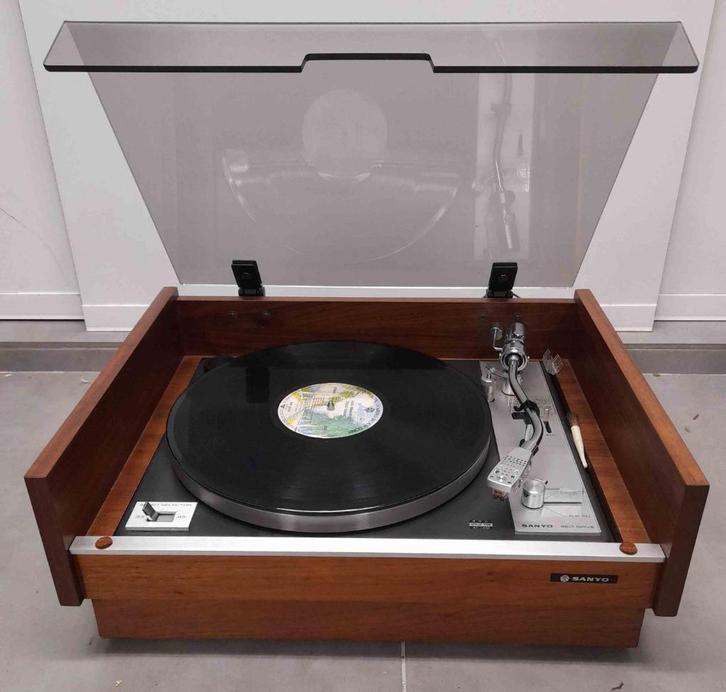 uit overlijden SANYO collectors item TP-80S als nieuw, Audio, Tv en Foto, Platenspelers, Zo goed als nieuw, Platenspeler, Overige merken