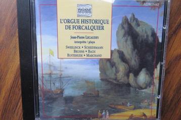 Cd orgel: Jean-Pierre Lecaudey, Forcalquier, Bach, Bruhns beschikbaar voor biedingen