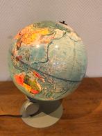 Vintage scan globe met verlichting, Huis en Inrichting, Woonaccessoires | Wereldbollen, Ophalen, Verlicht, Gebruikt