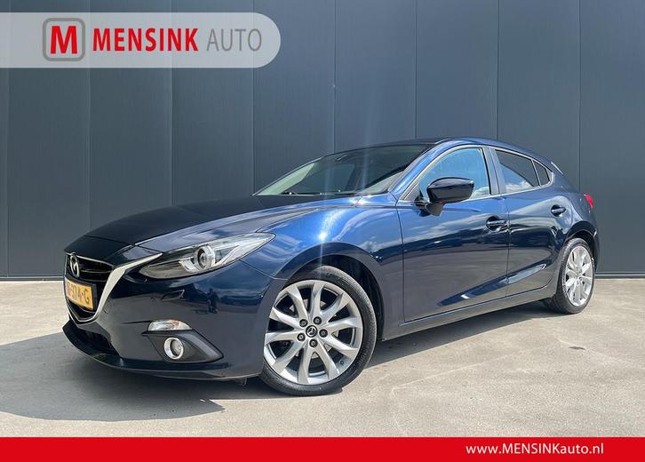 Mazda 3 2.2D GT-M XENON LEER HUD LED NAVI CRUISE ECC TREKHAA, Auto's, Mazda, Te koop, ABS, Airbags, Airconditioning, Alarm, Bluetooth