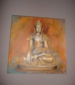 Canvas met Boeddha afbeelding, Huis en Inrichting, Woonaccessoires | Schilderijen, Tekeningen en Foto's, Ophalen of Verzenden