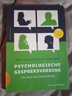 Psychologische Gespreksvoering - Lang & van der Molen, Ophalen of Verzenden, Gelezen, Klinische psychologie, Prof. dr. G. Lang en prof. dr. H.T. van der Molen
