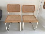 Stoelen Marcel Breuer Cesca Thonet, 2 stuks, Huis en Inrichting, Stoelen, Ophalen, Gebruikt, Twee, Wit