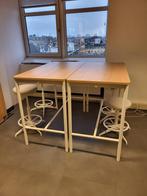 Bartafel met krukken, kantoor sta tafel., Ophalen, Gebruikt