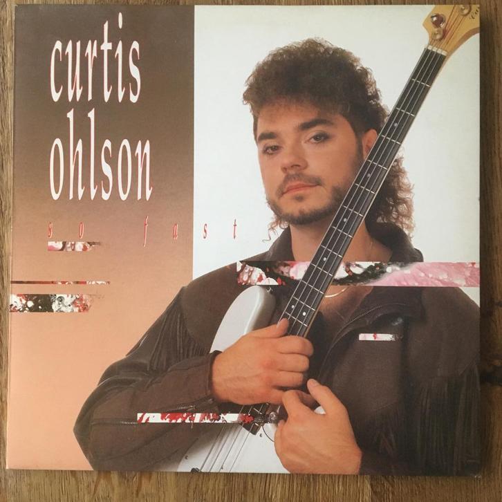 Curtis Ohlson So Fast LP jazz funk 1987 80s smooth bass, Cd's en Dvd's, Vinyl | Jazz en Blues, Gebruikt, Jazz, 1980 tot heden
