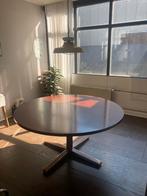 Retro ronde tafel bruin hout, Huis en Inrichting, Tafels | Eettafels, Ophalen, Retro, mid century, design, space age, vintage