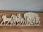 Vintage Gietijzeren Wandbord Postkoets, Antiek en Kunst, Ophalen