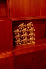 Zilverkleurig metalen mid century vissen beeld, Ophalen of Verzenden, Zo goed als nieuw, Dier