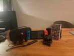 Nintendo switch compleet met mario kart 8 de luxe, Spelcomputers en Games, Ophalen of Verzenden, Zo goed als nieuw, Switch Original