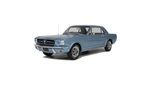 Ford Mustang V8 hardtop Silver Blue Poly ottomobile G089 NEW, Hobby en Vrije tijd, Modelauto's | 1:5 tot 1:12, Nieuw, Auto, 1:9 t/m 1:12