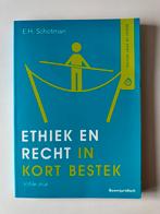 Ethiek en recht in kort bestek 5e druk hbo rechten, Ophalen of Verzenden, Zo goed als nieuw, Overige niveaus, Edward Schotman