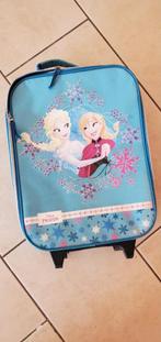 Kinderkoffer met frozen print, Sieraden, Tassen en Uiterlijk, Koffers, Wieltjes, Zacht kunststof, Minder dan 35 cm, Minder dan 50 cm