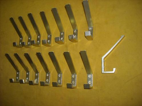 60-er jaren kapstok kapstokhaken haak haken aluminium oude, Antiek en Kunst, Antiek | Overige Antiek, Ophalen of Verzenden
