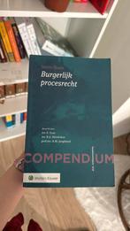 Compendium Burgerlijk procesrecht, Ophalen of Verzenden, Zo goed als nieuw