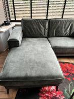 Bankstel groen met chaise longue, Huis en Inrichting, Banken | Bankstellen, Ophalen, 150 tot 200 cm, Driepersoons, 75 tot 100 cm