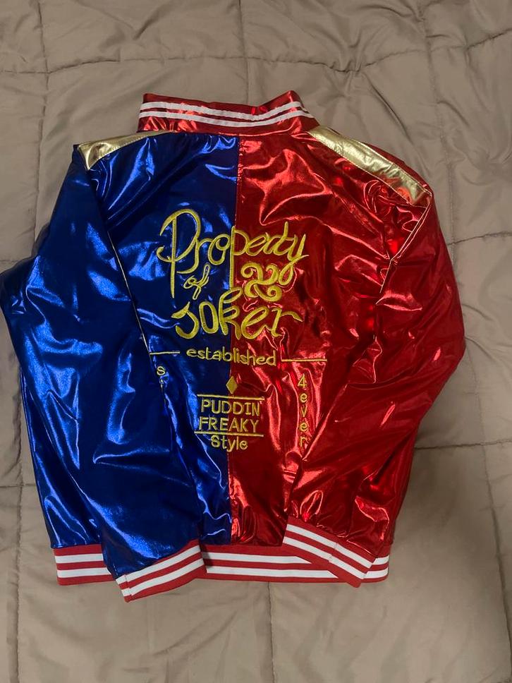 Harley Quinn Set - Zo goed als nieuw!, Sport en Fitness, Voetbal, Zo goed als nieuw, Set, Maat M, Ophalen of Verzenden