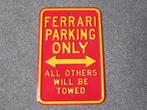 FERRARI PARKING RECLAMEBORD, Reclamebord, Zo goed als nieuw, Ophalen