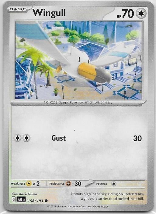 Paldea Evolved,  Wingull [common] 158/193, Verzenden, Nieuw, Losse kaart