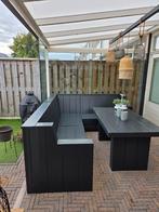 Zeer mooie loungeset, Tuin en Terras, Ophalen, Zo goed als nieuw, Steigerhout