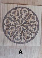 Zelfklevende fineer delen 10 x 10 cm., Ophalen of Verzenden, Nieuw