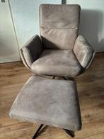 Draaistoel met losse voetsteun, Huis en Inrichting, Ophalen, Zo goed als nieuw, Stof