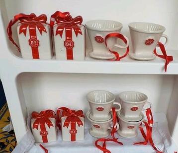 Douwe Egberts Porselein Hanger, , koffie filter, Engeltje  beschikbaar voor biedingen