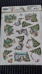 3d kerst knipvellen  10 stuks, Hobby en Vrije tijd, Kaarten | Zelf maken, Ophalen, Nieuw, Kerst, Knipvel