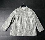 Vintage jasje imitatieleer grijs reptielprint maat 42, Maat 42/44 (L), Ophalen of Verzenden, Zo goed als nieuw, Jasje