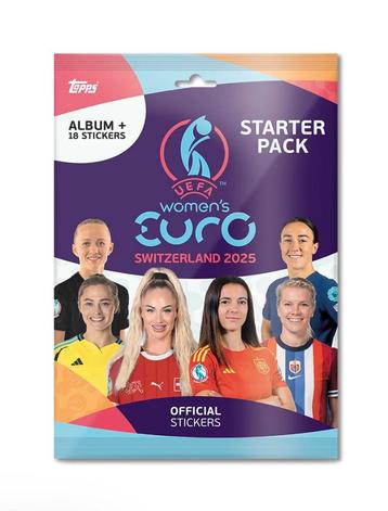Topps EK 2025 women. Complete set stickers plus album. beschikbaar voor biedingen