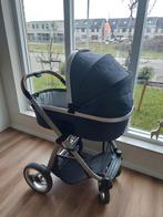 Mutsy traveller kinderwagen blauw, Kinderwagen, Met reiswieg, Gebruikt, Ophalen of Verzenden