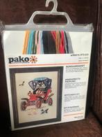 Compleet borduurpakket Pako 073.321 Auto, Hobby en Vrije tijd, Borduren en Borduurmachines, Ophalen of Verzenden, Nieuw, Handborduren