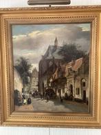 Willem Heijkoop - Sfeervolle Straat in Kampen, Antiek en Kunst, Ophalen