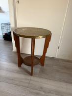 Vintage rokerstafel, Huis en Inrichting, 45 tot 60 cm, Minder dan 55 cm, Gebruikt, Rond