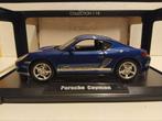 Porsche Cayman coupe blauw NOREV metal 1:18 KRD, Hobby en Vrije tijd, Modelauto's | 1:18, Ophalen of Verzenden, Zo goed als nieuw
