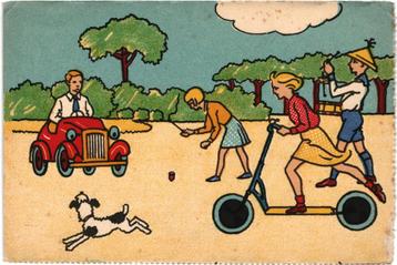 806251 vintage Kinderkaart Nette oude kaart onbeschreven  beschikbaar voor biedingen