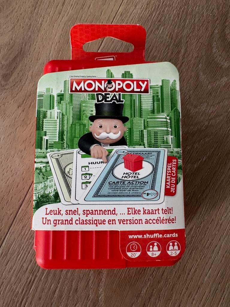 Monopoly deal, Verzamelen, Speelkaarten, Jokers en Kwartetten, Zo goed als nieuw, Speelkaart(en), Ophalen