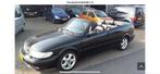 Saab 9-3 2.0 T Cabrio 2000 Zwart, 730 kg, 74 €/maand, Zwart, 4 cilinders