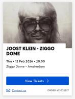 2 JOOST KLEIN - ZIGGO DOME 12 FEB, Tickets en Kaartjes, Twee personen, Februari